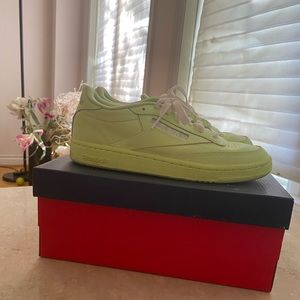 Limited Edition Lime Green Reebok Sneakers